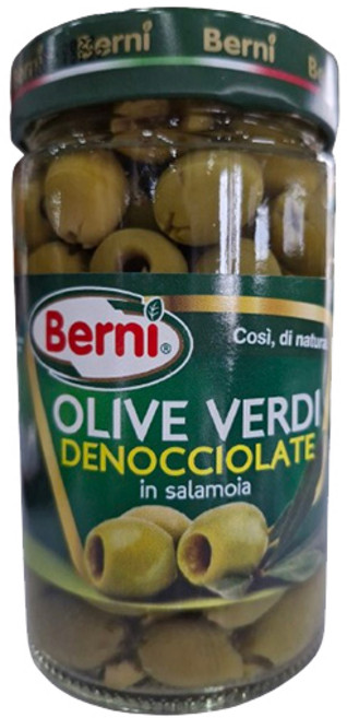 베르니 씨없는 그린 올리브절임, 290g, 1개
