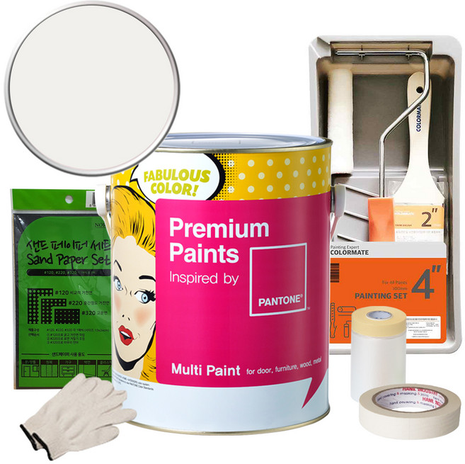 노루페인트 팬톤멀티 페인트 1L 풀세트, 11-4201 Cloud Dancer, 1000ml, 1개