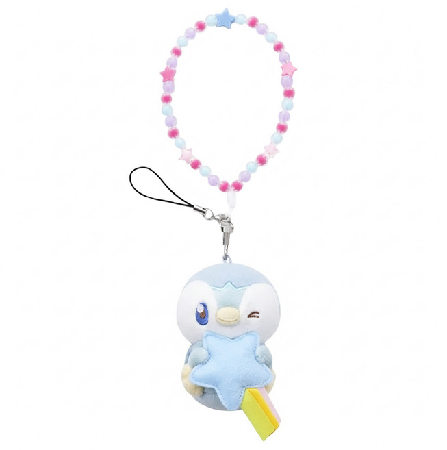TAKARA TOMY A.R.T.S pokepeace絨毛掛鍊-波加曼, 1入, 藍色