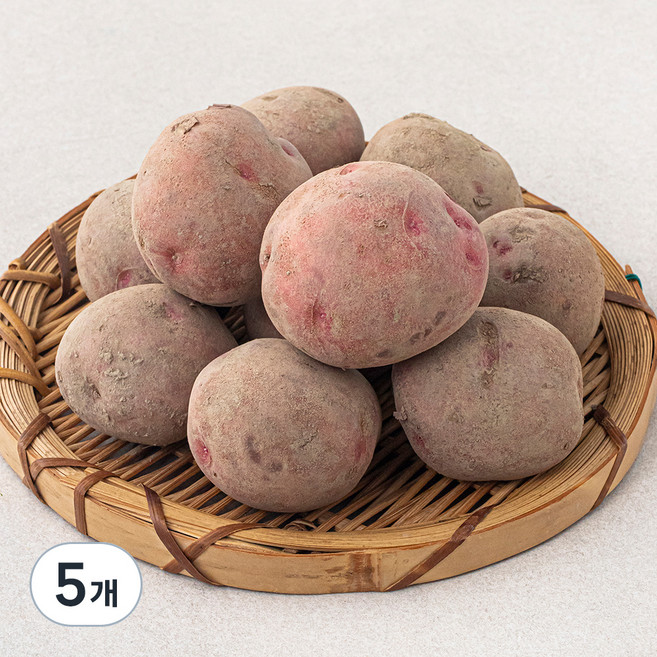 국내산 홍감자, 1kg, 5개