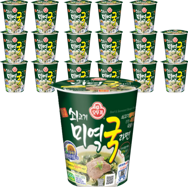 OTOKI 不倒翁 牛肉海帶湯拉麵 60g, 18入