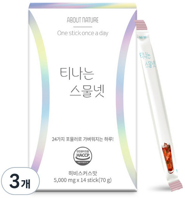 어바웃네이처 티나는 스물넷, 70g, 3개