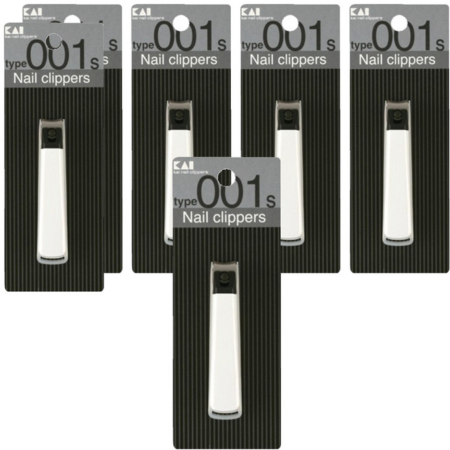 카이 손톱깎이 소, 혼합 색상, 6개