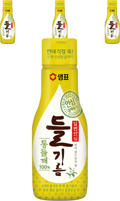 샘표 일편단심 통들깨 들기름, 200ml, 4개