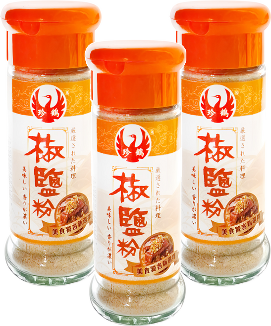 珍鶴 椒鹽粉, 40g, 3瓶
