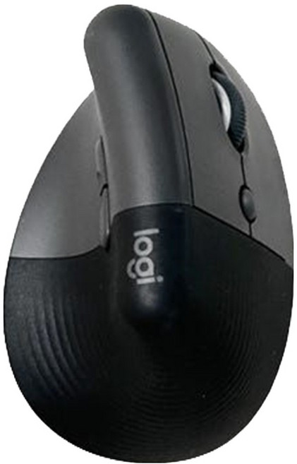 로지텍 코리아 리프트 버티컬 인체공학 무선 블루투스 마우스 LIFT VERTICAL, MR0094, 그래파이트