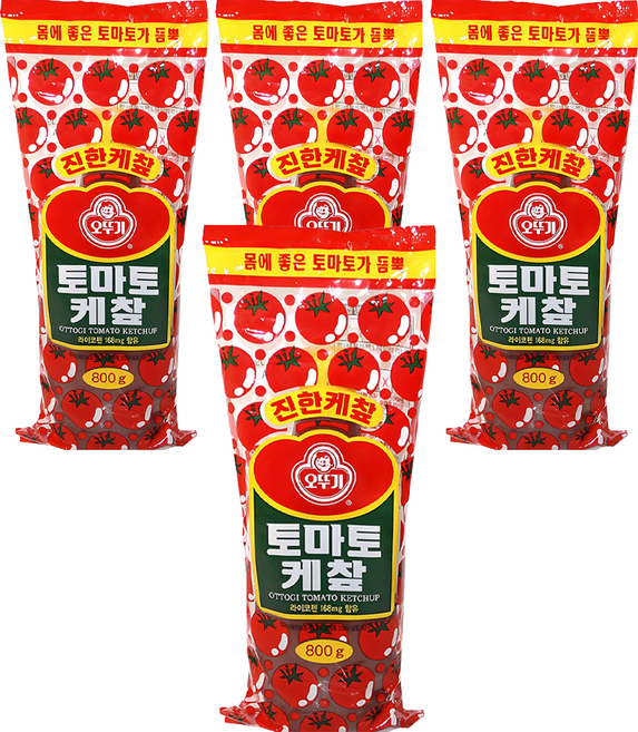 오뚜기 토마토 케챂, 800g, 4개