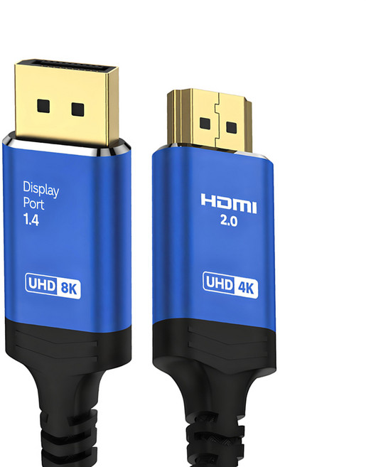 Home Planet DP 轉 HDMI 4K 電視螢幕連接線, 2m, 1個