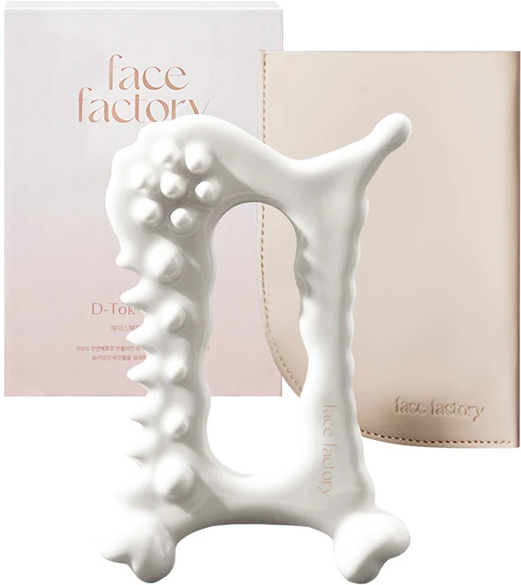 페이스팩토리 디톡 괄사 마사저, 1개, 화이트 - 쿠팡