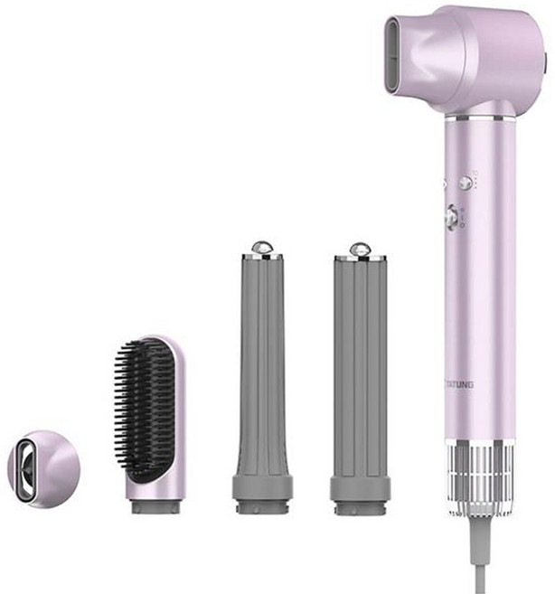 TATUNG 大同 5合1 1300W 造型吹風機 4段溫度 THD-M1324LF 薰衣草紫