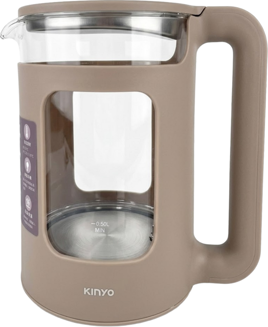 Kinyo 玻璃溫控快煮壺, ITHP-190M, 1個
