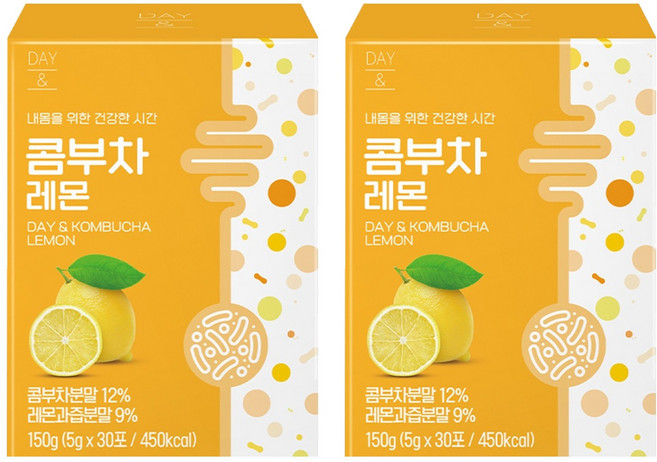 데이앤 콤부차 레몬, 5g, 30개입, 2개