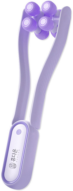 휴다온 얼굴 마사지 롤러, 1개, 퍼플