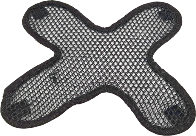 安全帽X型內襯 Set 3片, 黑色, 1組