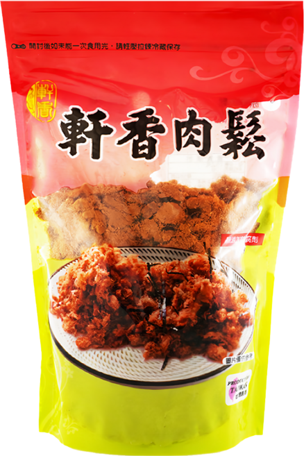 軒香李家 原味肉鬆 250g, 1包