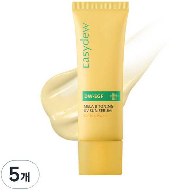 이지듀 멜라 비 토닝 유브이 선세럼 SPF50+ PA++++, 40ml, 5개