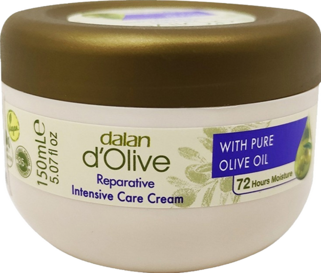 dalan 達欖 頂級橄欖油專業手足身體強效修護霜, 150ml, 1罐