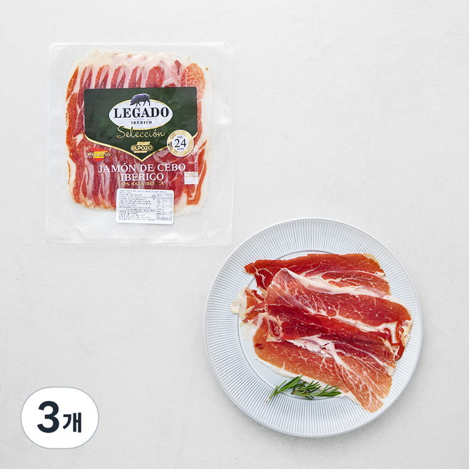 엘포조 이베리코 하몽 슬라이스, 60g, 3개