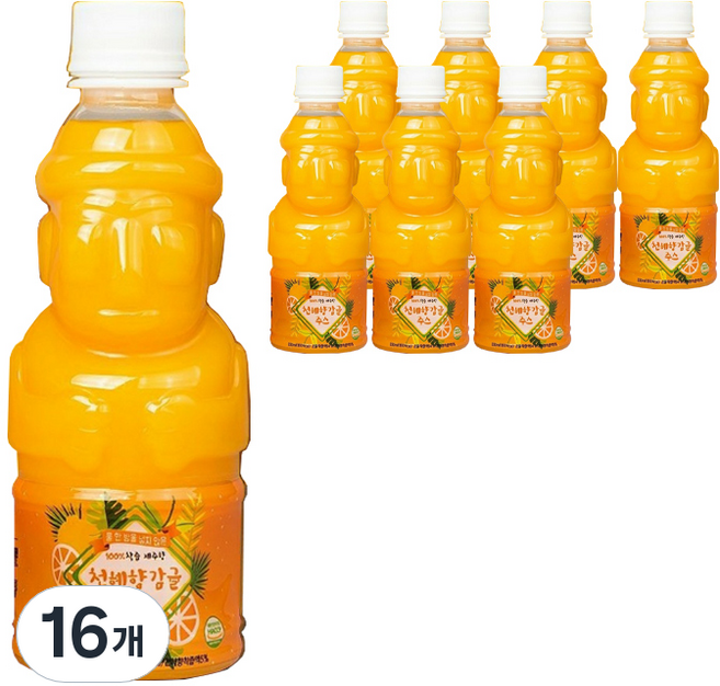 제주향 감귤 천혜향 주스, 330ml, 16개
