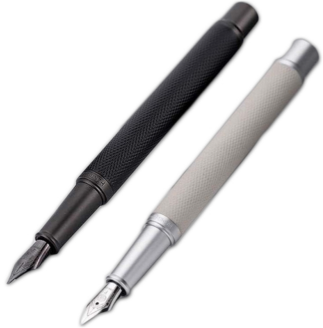 마다꾸미 신학기 졸업 선물용 고급 만년필 2종, 1mm, 티타늄블랙(만년필), 오프화이트(만년필)