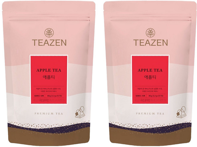 티젠 애플티, 3.2g, 2개, 25개입