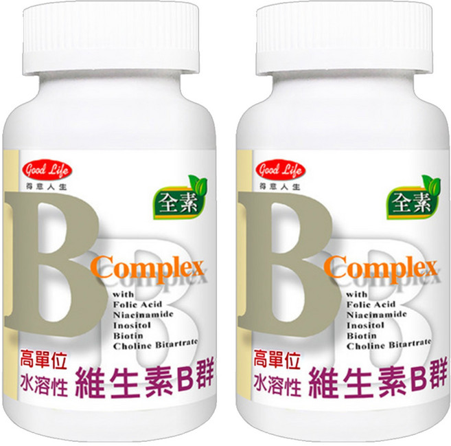 good Life 得意人生 維生素B群, 60錠, 2罐