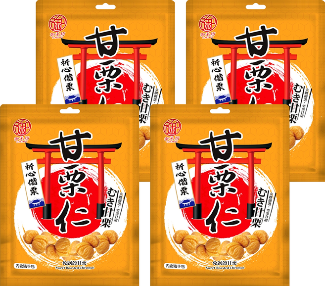 御禾坊 嚴選甘栗仁 全素, 150g, 4包