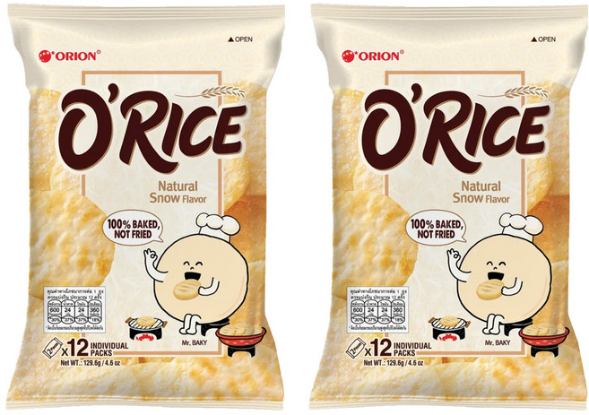 ORION 好麗友 O'RICE米餅, 129.6g, 2袋