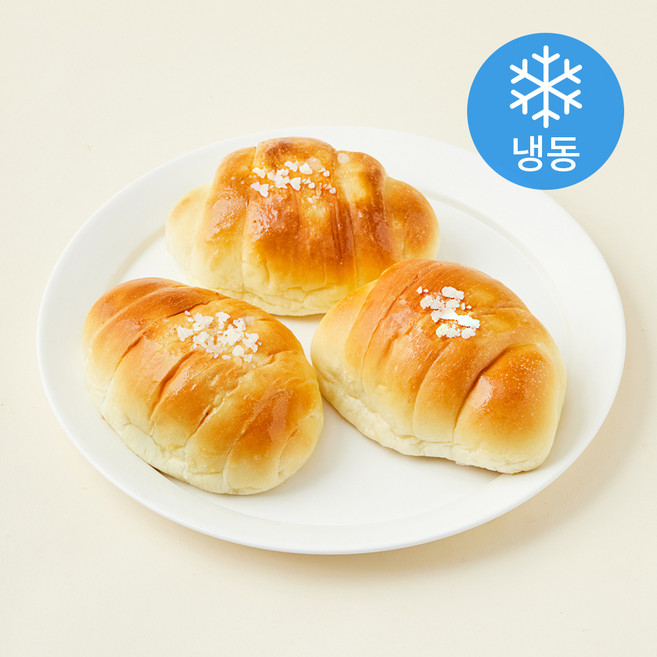 블랑제리코팡 우유 소금빵 (냉동), 65g, 3개입, 1개
