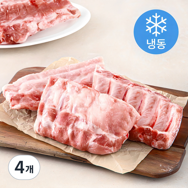 동원 스페인산 돼지등갈비 (냉동), 2kg, 4개