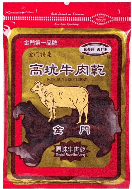 高坑 原味牛肉乾, 160g, 1包