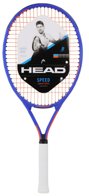 HEAD Speed Jr.25 青少年網球拍, 藍色/白色/橘色, 1個, 單一商品