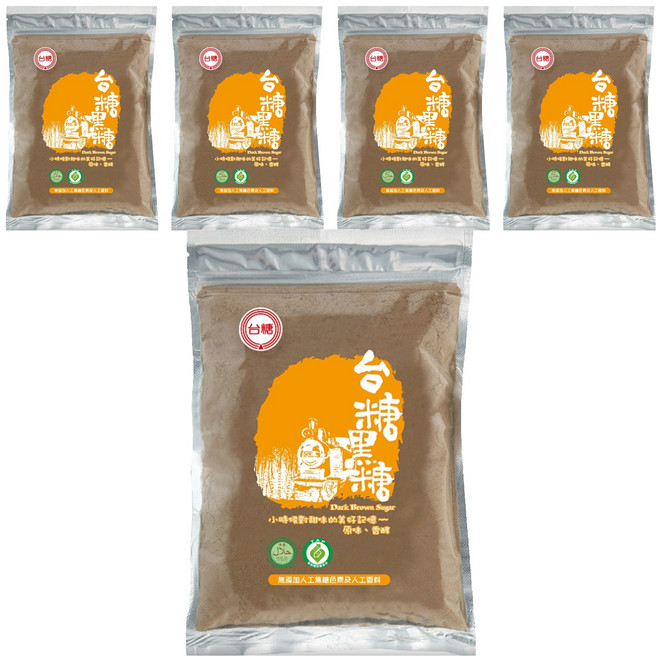 台糖 黑糖, 300g, 5包
