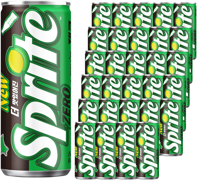 스프라이트 제로 사이다, 250ml, 30개