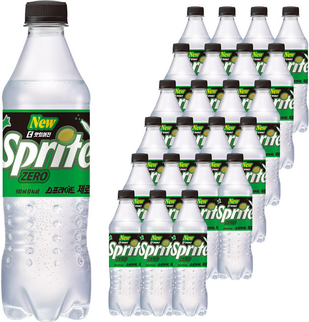 스프라이트 제로 사이다, 500ml, 24개