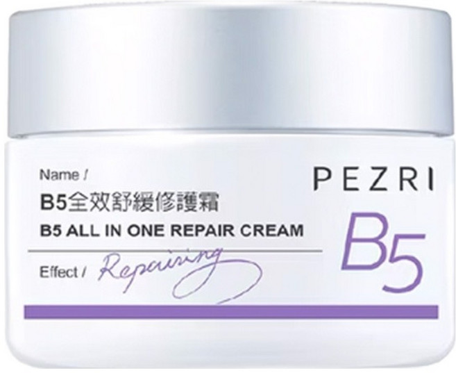 PEZRI 派翠 B5全效舒緩修護霜 50g 深層修護、舒緩保濕 男女適用, 1罐