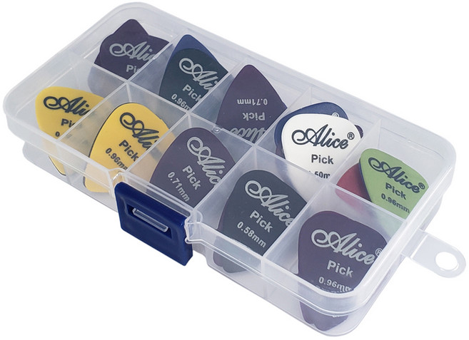 앨리스 기타 피크 24p 세트 4W118 랜덤발송, 1세트