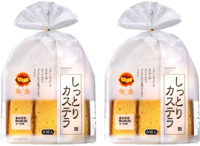 Sweet Factory 軟式長崎蛋糕, 2個, 250g