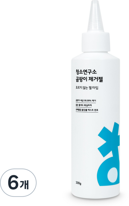 청소연구소 곰팡이 제거젤, 6개, 200g