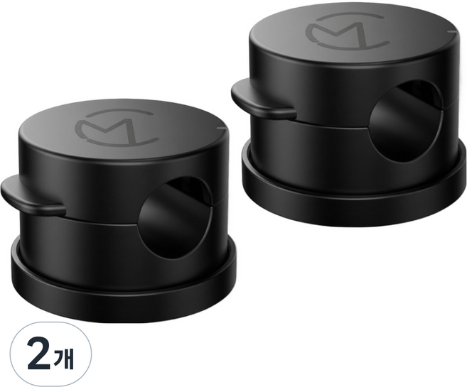 카멜레온360 마그네틱 케이블 홀더 2p, 블랙, 2개