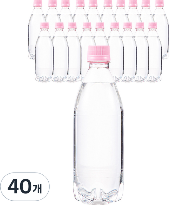 탐사 스파클링 복숭아 무라벨, 500ml, 40개