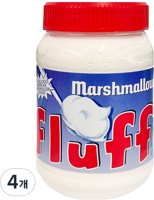마시멜로우플러프 스프레드 오리지널, 4개, 213g