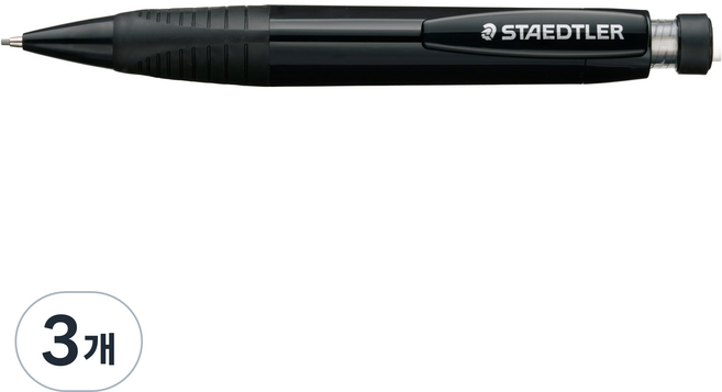 스테들러 771 노리스 점보샤프 블랙, 1.3mm, 3개