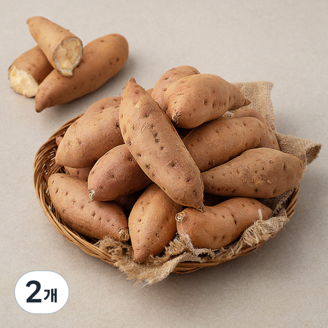 곰곰x농협 GAP 인증 해남 호박고구마, 3kg, 2개