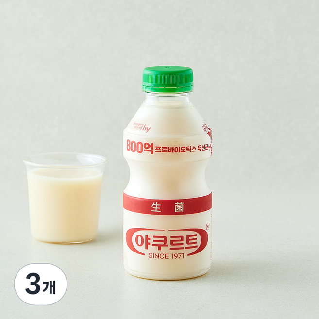 에치와이 야쿠르트 1971, 3개, 1개입, 450ml