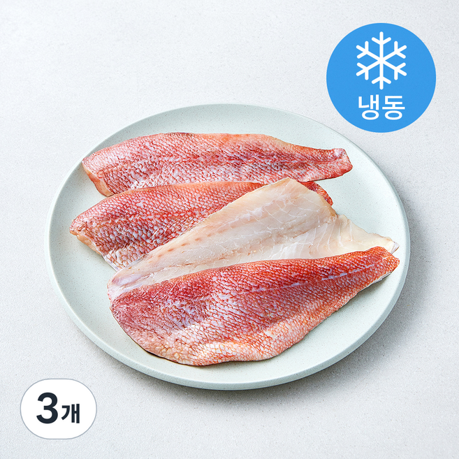 엄마애바다 가시없는 순살볼락 (냉동), 3개, 600g