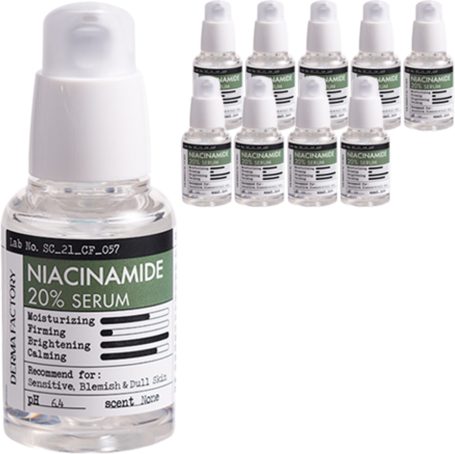 더마팩토리 나이아신아마이드 20% 세럼, 30ml, 10개