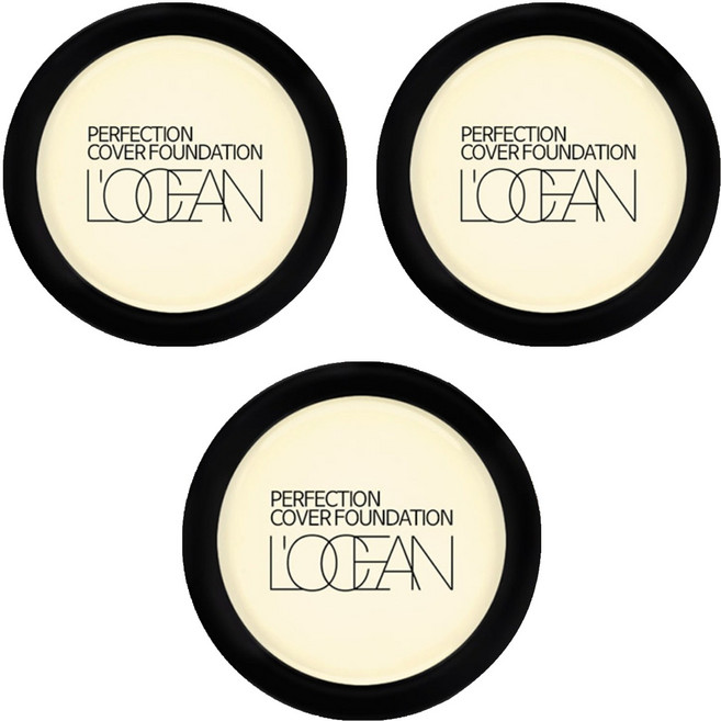 로쎄앙 커버파운데이션, 10호 크림베이지, 3개