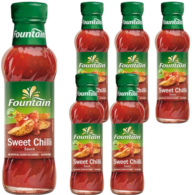 파운틴 스위트 칠리소스, 250ml, 6개