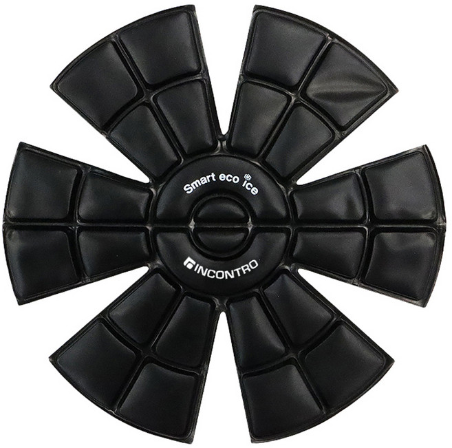 인콘트로 스마트 에코 아이스 울트라 캡패드 22도, 검정색, 1개